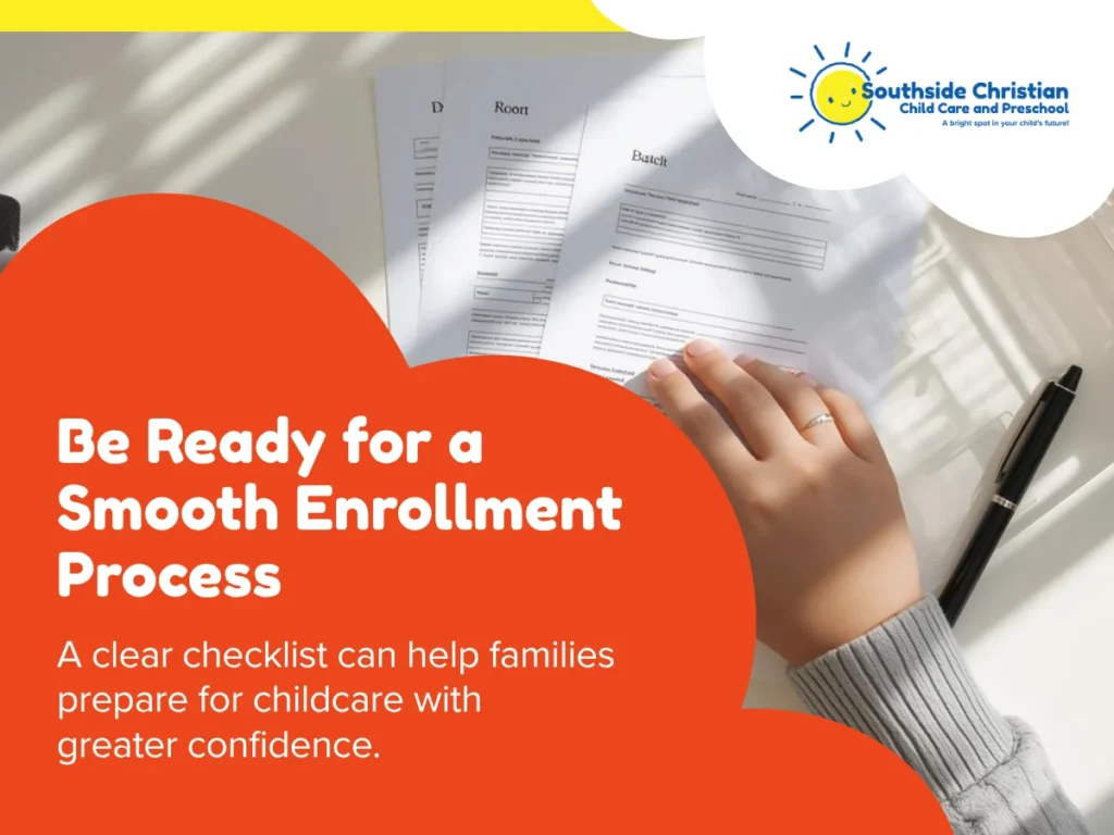 Childcare enrollment documents in Louisville, Kentucky