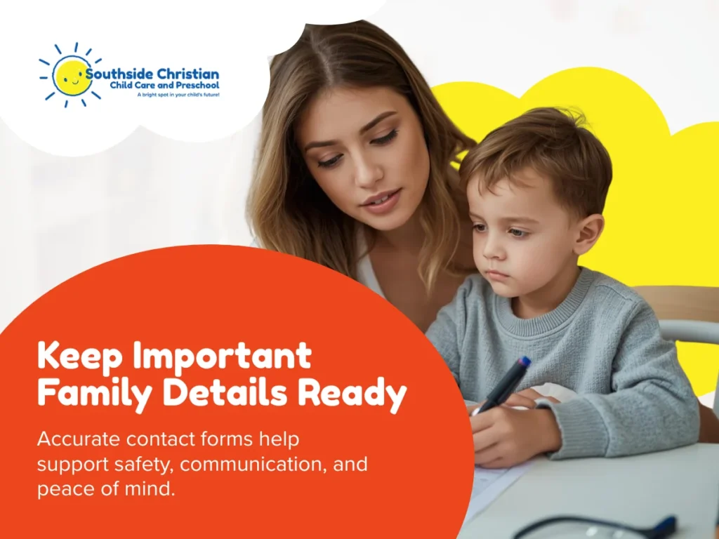Personal Information and Emergency Contact Forms Parents Should Prepare